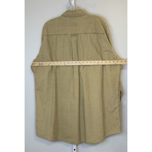 RedHead Men’s XL Long Sleeve Khaki Button Down Shirt 100% Cotton Outdoor - Picture 7 of 11